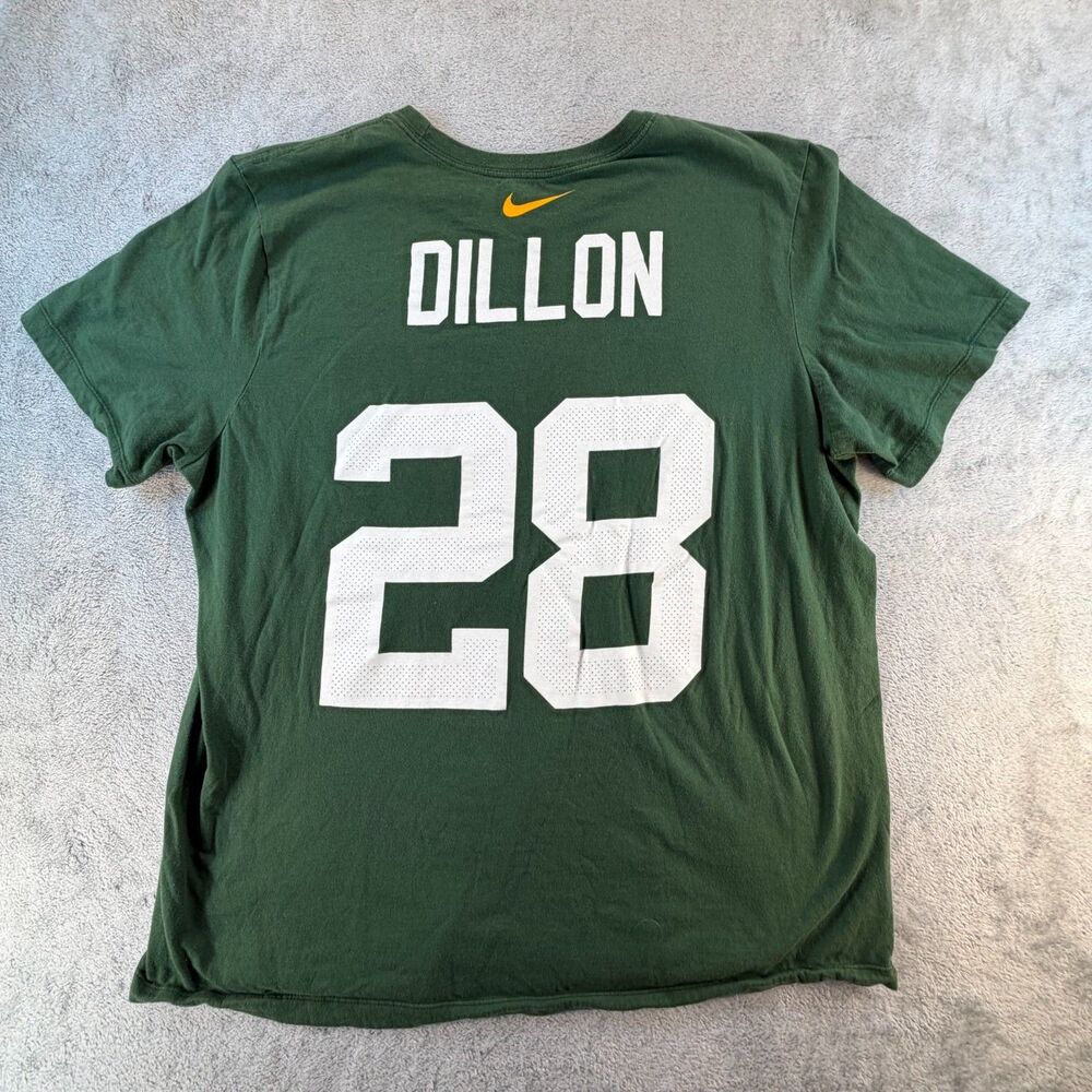 Nike Green Bay Packers AJ Dillon #28 The Nike Tee Shirt Men s XL Green NFL Footb